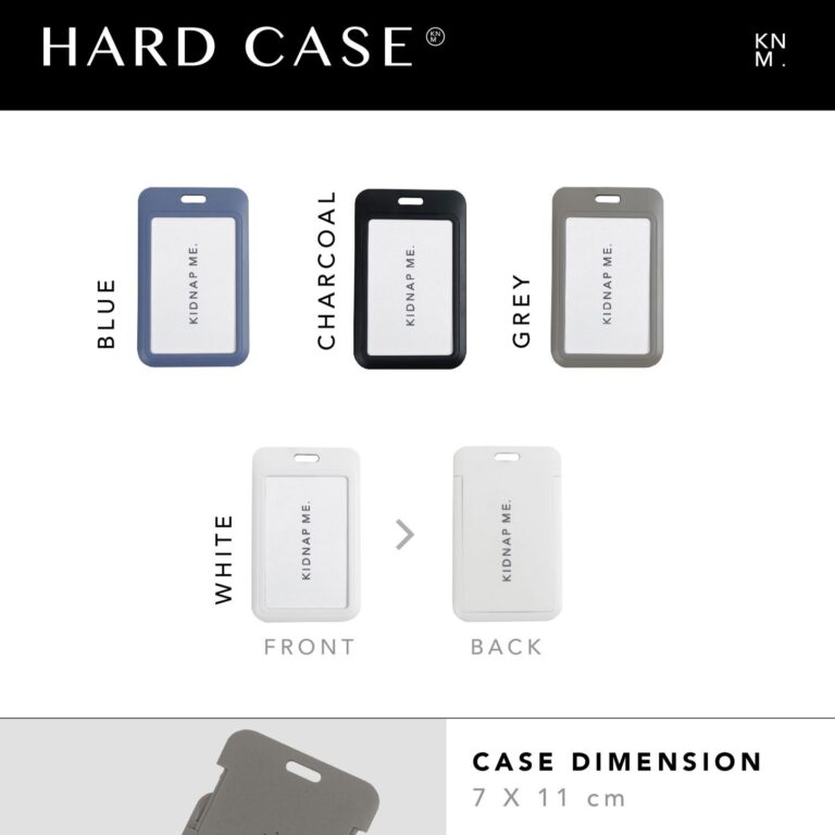 ซองใส่บัตรแบบแข็ง Hard Case ใส่บัตร (ไม่รวมสาย) Card Case ซองใส ใส่บัตร Rabbit , MRT , บัตรพนักงาน