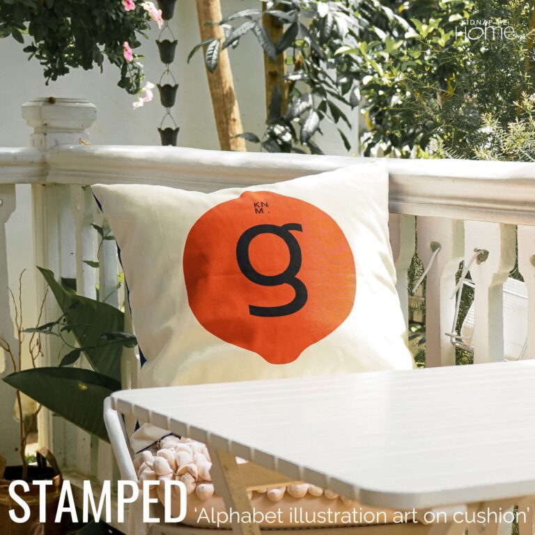 หมอน ทำชื่อ สกรีนชื่อ โลโก้ A-Z หมอน cushion
