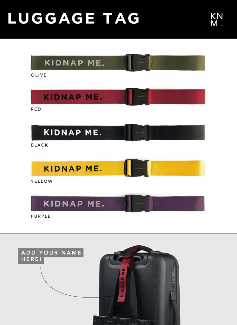 สายห้อยประเป๋าเดินทาง Kidnapme คิดแนปมี