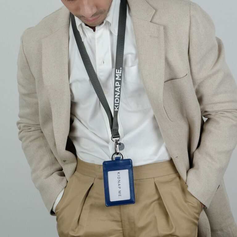 ซองใส่บัตรแบบหนัง PU แบบแนวตั้ง
