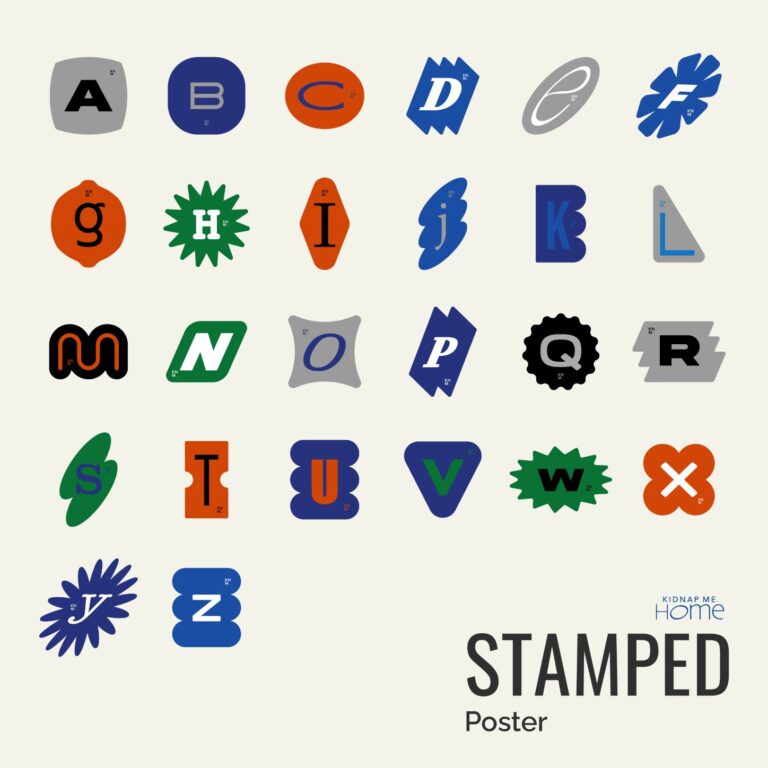 โปสเตอร์รูปภาพ ลาย A-Z