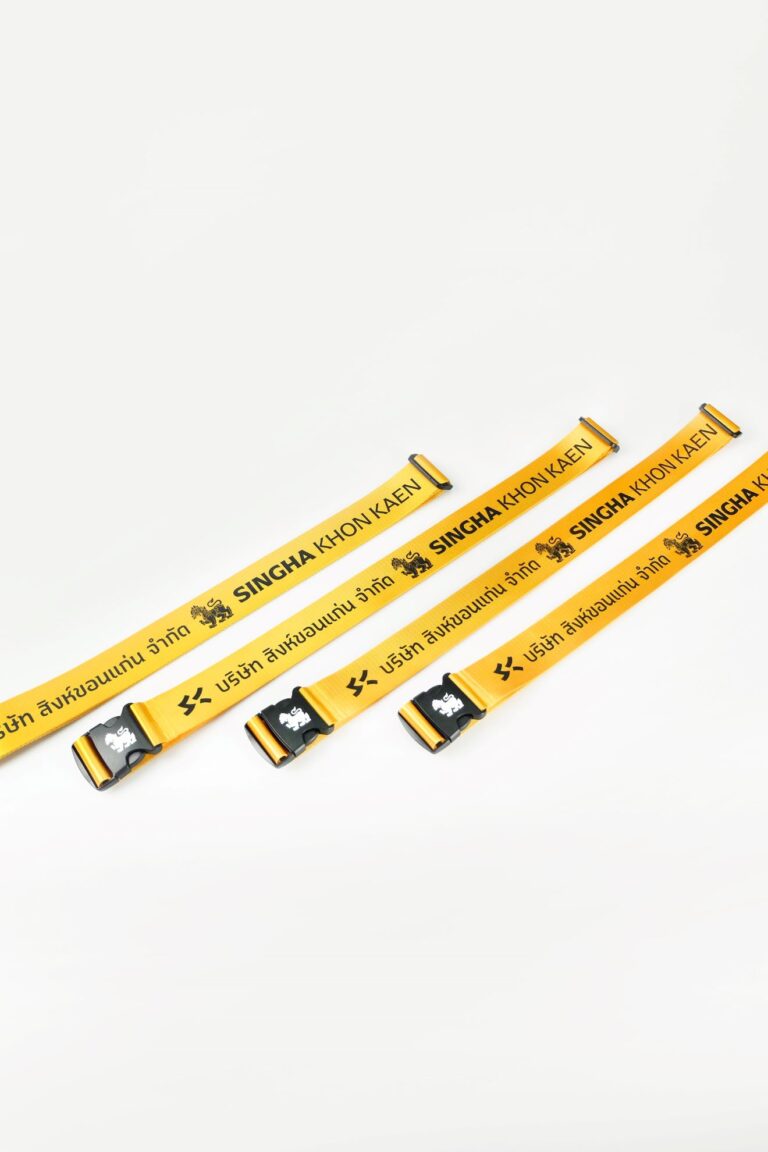 สายรัดกระเป๋าเดินทาง ทำชื่อได้ luggage strap customize