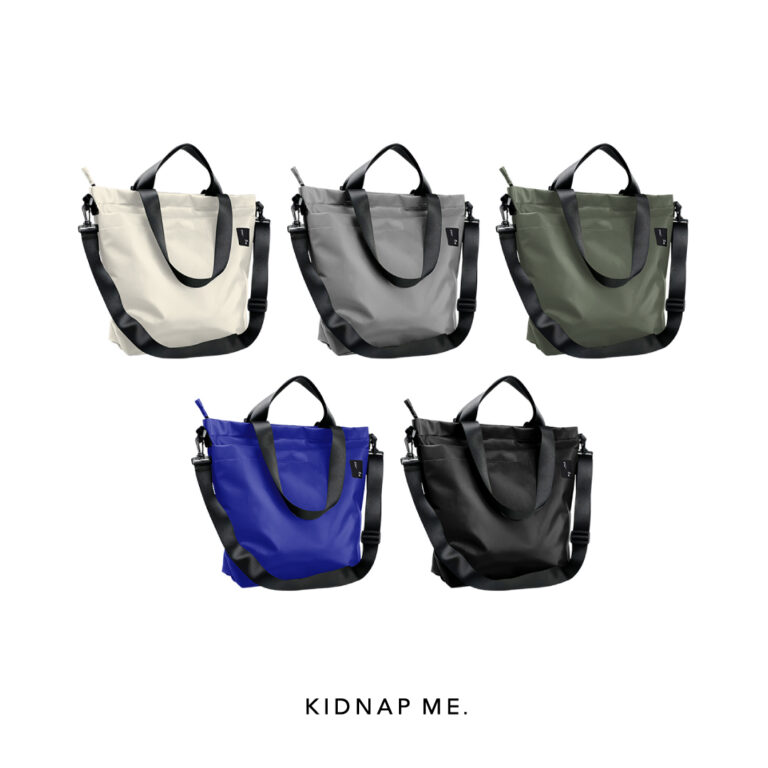 กระเป๋าสะพายข้าง กระเป๋าถือ กระเป๋าผ้าใบ TOTE BAG AND CROSSBODY BAG รุ่น KOVER BAG