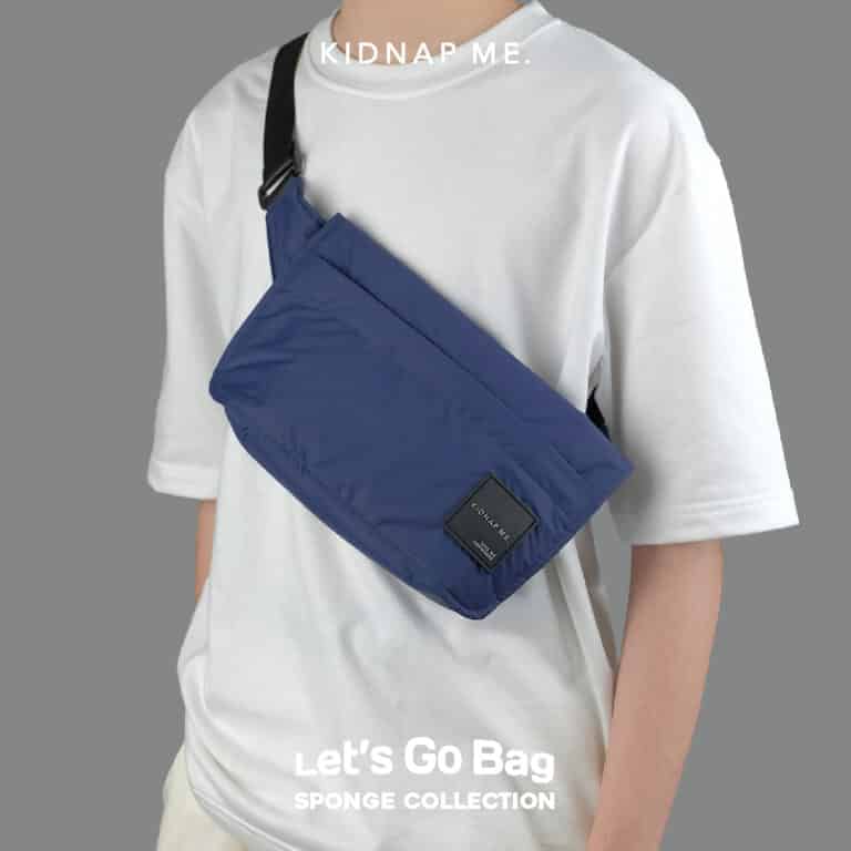 กระเป๋าคาดอกผ้าร่ม Let's Go