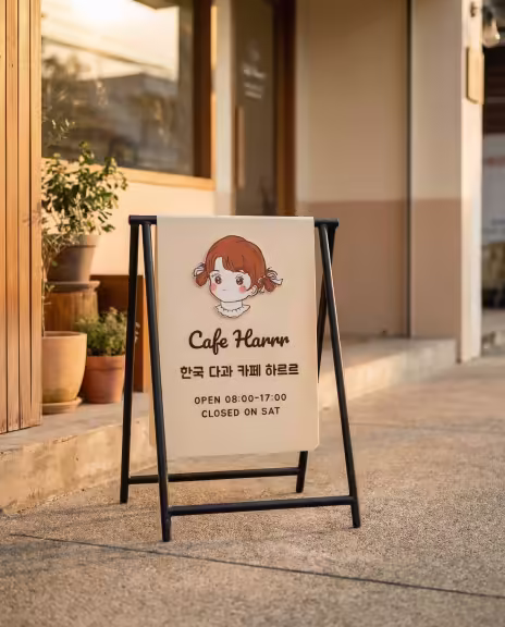 ป้ายหน้าร้าน อะคริลิค