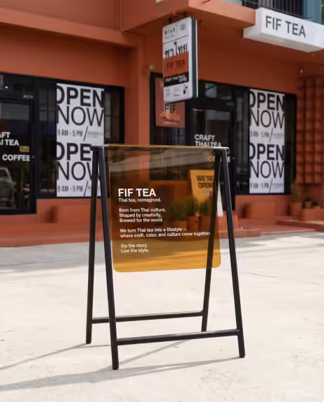 ป้ายหน้าร้าน อะคริลิค